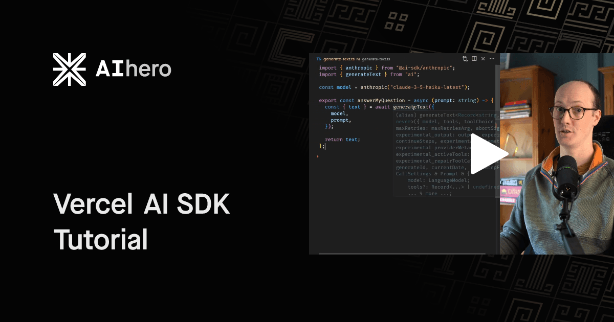 Vercel AI SDK Tutorial